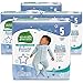 Seventh Generation Baby Free & Clear Overnight Diapers, Stage 5, 27-35lbs, 80 Count (Packaging May Vary)