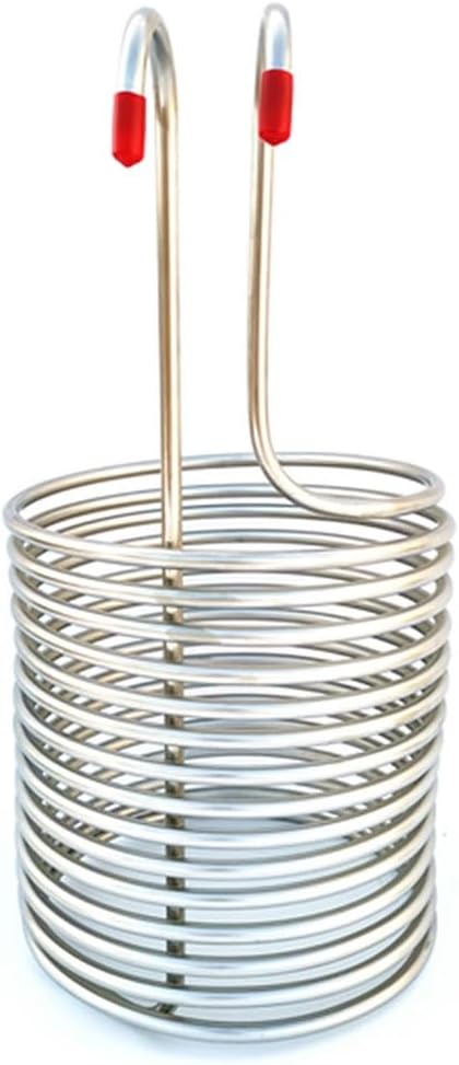 1pcs Beer Brewing Equipment, Cooling Coil,Stainless Steel Immersion Wort Chiller, Spiral, Homebrew, Restaurant Supplies, 3/8 "* 13m