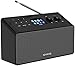 Produktbild Kenwood CR-ST90S - Smart-Radio mit Li-Ionen Akku, 2,4" Farbdisplay, WiFi Internetradio, DAB+, UKW, Spotify, Bluetooth, 10 W RMS Stereo, USB, AUX-In, USB-C, Bassreflex, OKTIV App, Schwarz