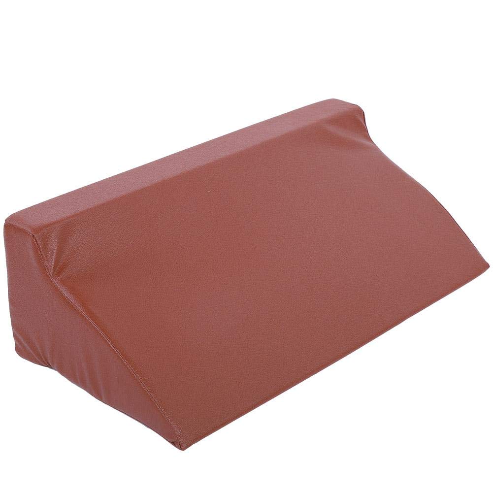 Duokon Espuma de PU Cuña Cojín Cuñas de Cama Soporte para el Cuerpo Elevación de la Pierna de Cuero Respaldo Lumbar Almohada Dormitorio Saludable