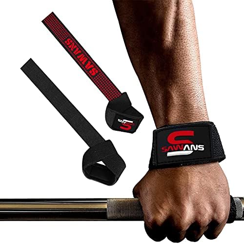 Weight Lifting Straps Neoprene Padded Bodybuilding Strength Training Wrist Straps Heavy Weight Lifting Deadlifting Support Exercise Gym Straps Grip Lifts