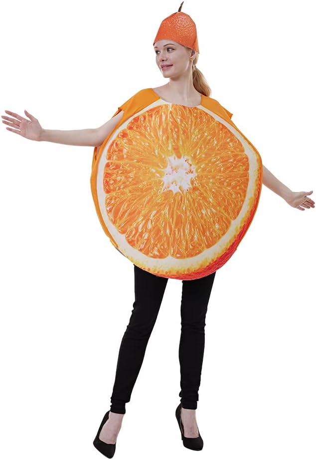 FantastCostumes Adult Sliced Fruit Vegetable Costume Halloween Funny Set with Hat - Image 3