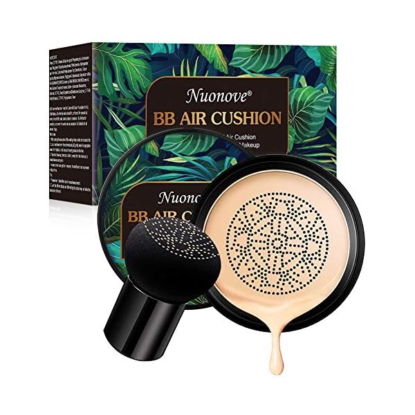 BB Creme CC Creme Foundation Make up Pilz Luftkissen Flüssige Grundierung, Feuchtigkeitsspendende Concealer für alle…