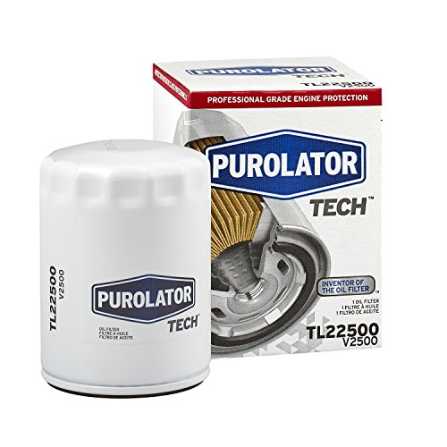 Purolator TL22500 PurolatorTECH Spin On Oil Filter Compatible With Ford F-150 Explorer Edge Chevrolet Silverado 1500 Traverse Tahoe GMC Acadia Sierra 1500 and Yukon