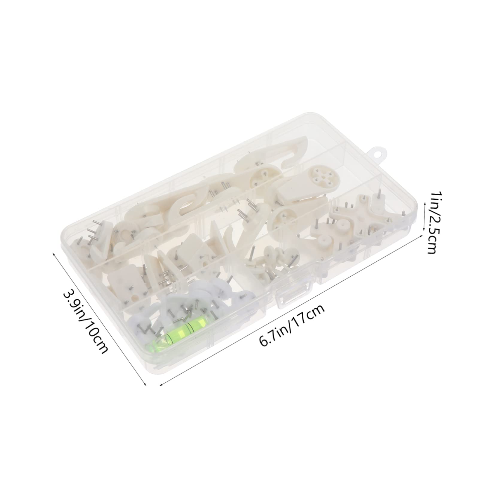 3 Kisten Fotorahmen Ölgemälde Nagelhaken Bilderrahmen-set Zum Aufhängen Wandhaken Zum Aufhängen Von Kleidung Bilderrahmenhaken Spurloser Fotohaken Fotoaufhänger Weiß Plastik