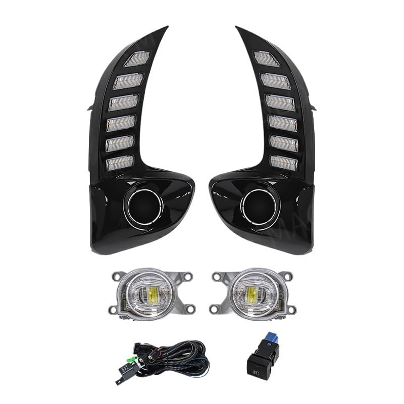 Turn Signal Lights Car Front Bumper LED Daytime Running Light Turn Signal Fog Lamp For Yaris For Vios 2020 2021 2022