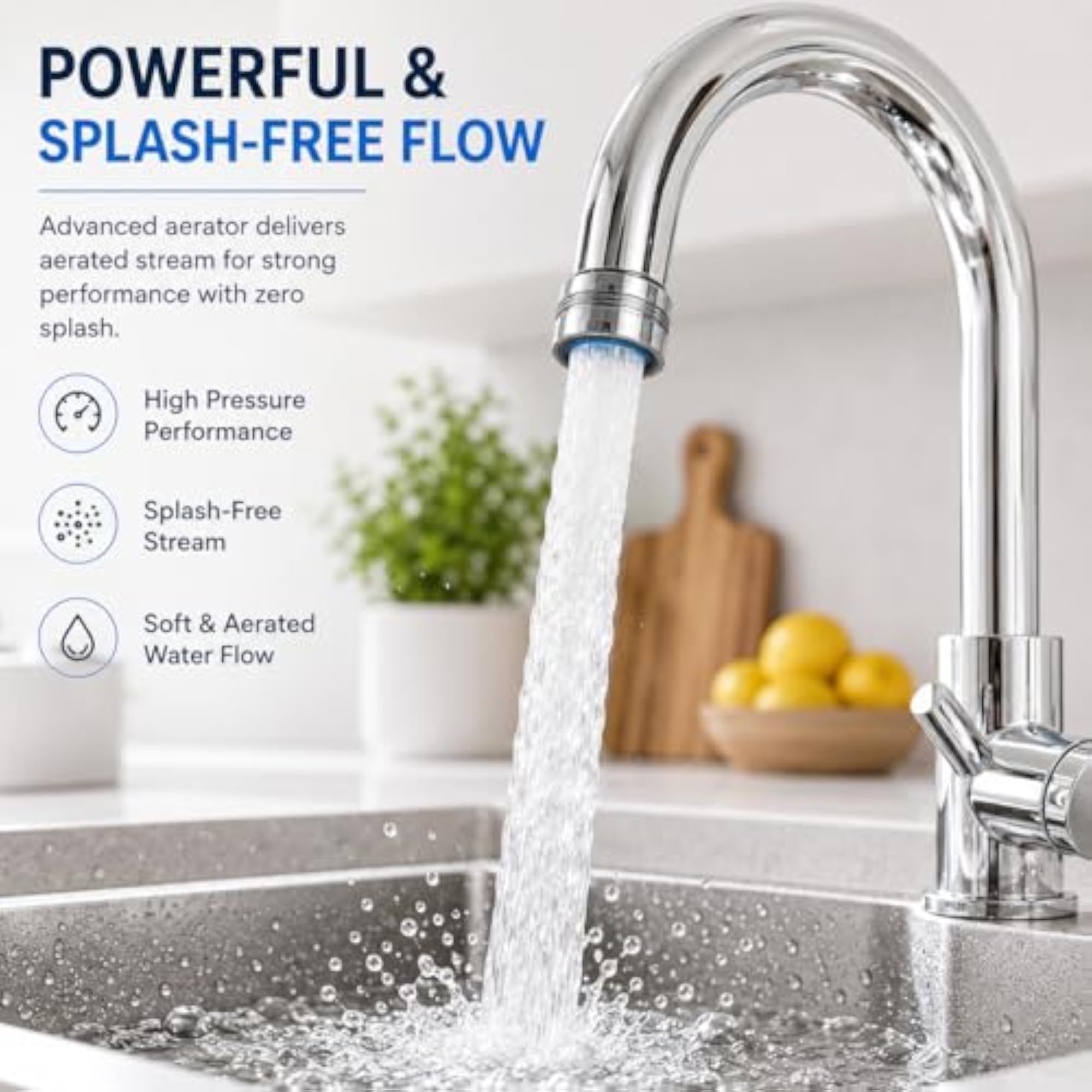 Stainless Steel Shell Tap Aerator Nozzle Washer, Pack of 2