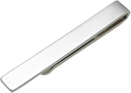 Amazon.com: Tie Clip Bar Metallic Finish - Firm Hold and Perfect