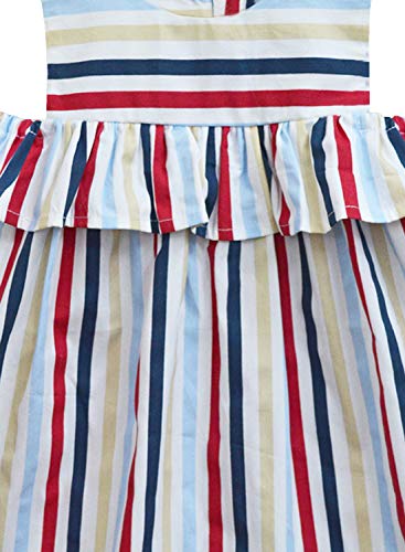 Image of A.T.U.N. (All Things UBER Nice) Girls Cotton Empire Waist Knee Length Sleeveless Casual Dress