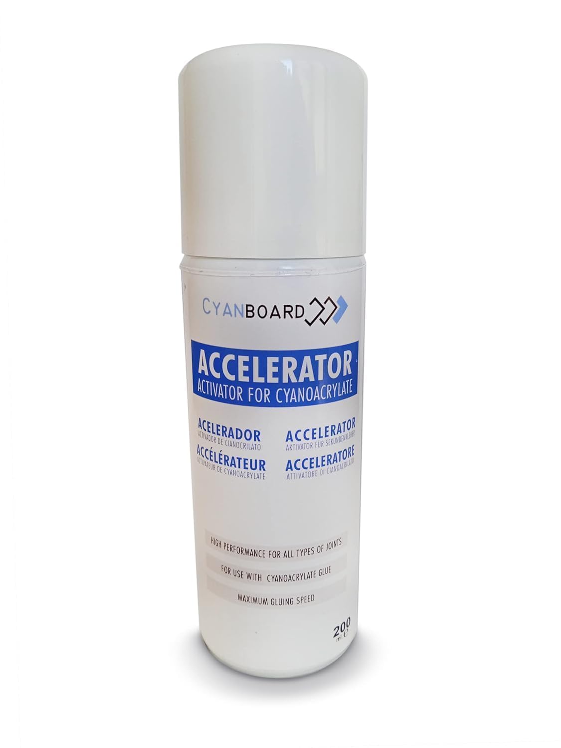 Kit 3 X Adhesivo de Cianoacrilato de Alta Viscosidad (3 X 50grs) + 3 X Activador Acelerador Tapa Poros (3 X 200ml), Adhesivo Instantáneo para Materiales Porosos: Madera, Goma, Cuero