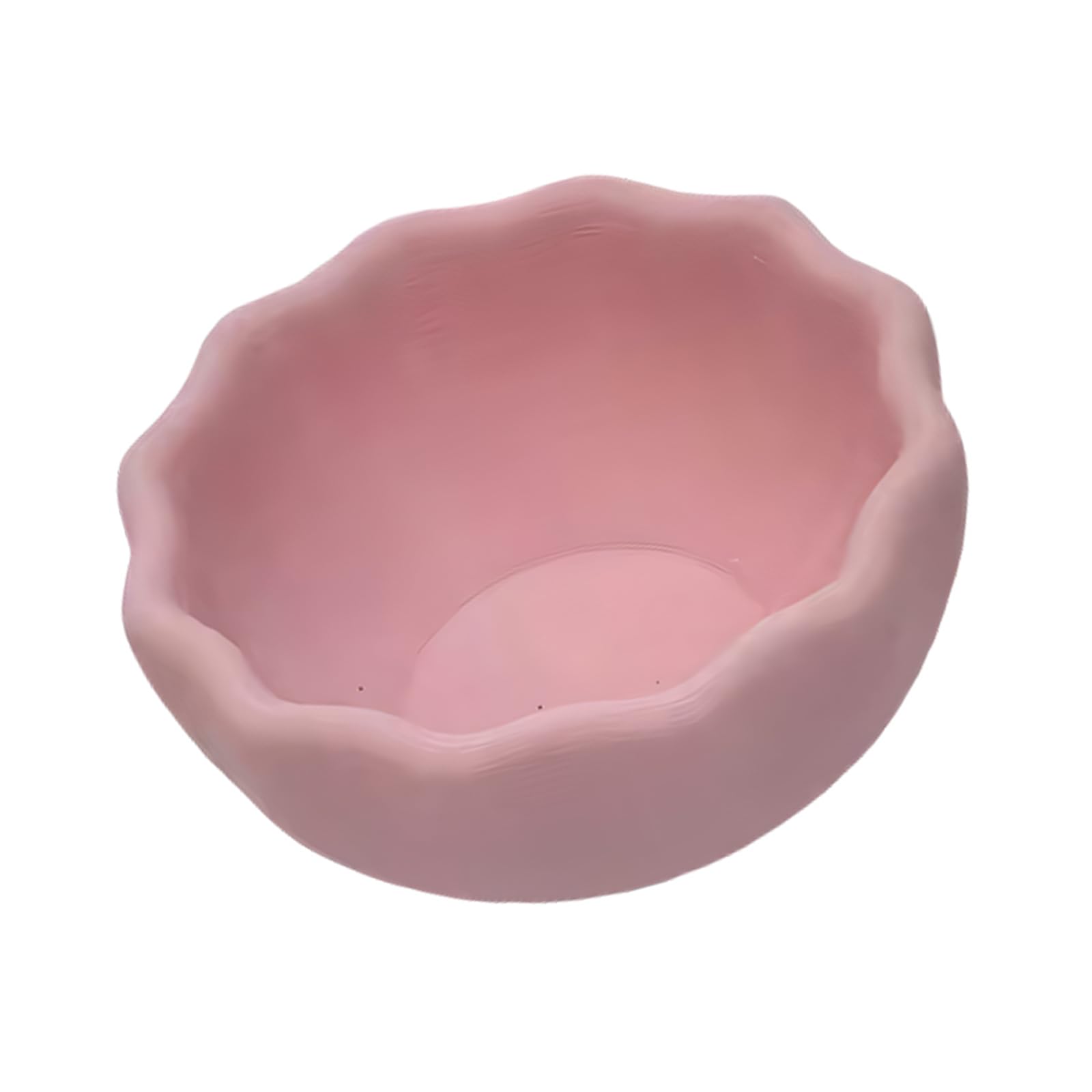 Bedside Catchall Bowl Organizer, Scalloped Jewelry Tray for Earrings Bracelets Necklaces on Home Dressers Jewelry Tray Matte Scalloped Catchall Bowl Vanity Organizer Bedside Storage Entryway Tabletop
