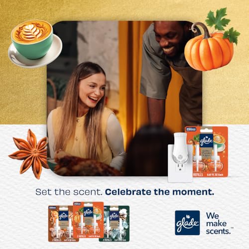 Glade PlugIns Scented Oil 2 Refills, Air Freshener, Golden Pumpkin & Spice, 6.7 fl oz, Pack of 10 - image 6