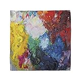 Ambesonne Oil Painting Bandana, Color Palette Chaos, Unisex Head and Neck Tie