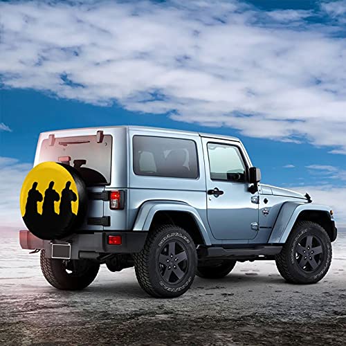 3 Siloutted Llama reserveband Cover Wiel Beschermers Waterbestendig Universele Reservewiel Band Cover Fit voor Jeep… - Image 4