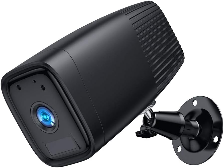 SDETER Wireless Battery Camera, 1080P WiFi IP Home Security CCTV Weatherproof System, Night Vision Motion Detection 12000mAh Rechargeable Battery Built-in for Outdoor Indoor