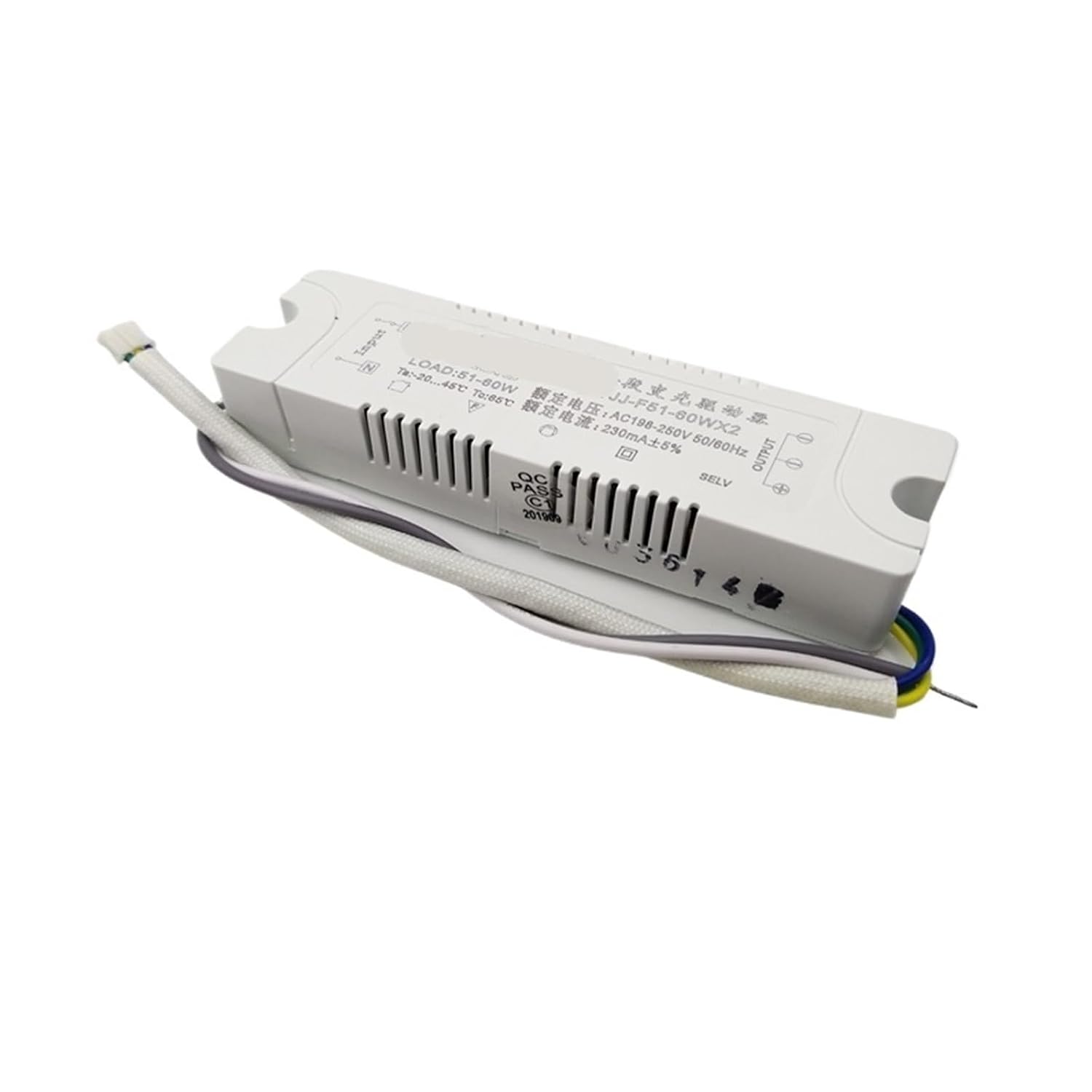 1 Pcs LED Isolation Transformer Drive Three-Color Drive Constant Current Segmented Power Supply led Crystal lamp Starter Dining Ceiling lamp(Monochrome 81-100W)