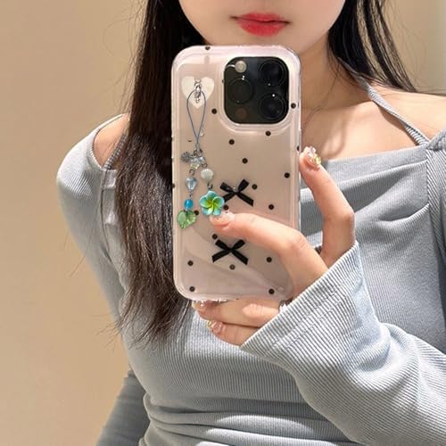 Artistic Plumeria Tassels Heart Hanging Pendant Unique Phone Hanging Charm Suitable for Bags USB Drives and Phone Alloy Keychain Accessory — view 4