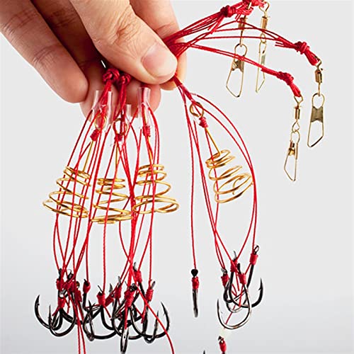 HNHYNSY Angelhaken 2 stücke Hohe Kohlenstoffgelhaken Karpfen sphärische Zuführung Bomb Proof Hängende Explosionshaken… – Bild 5