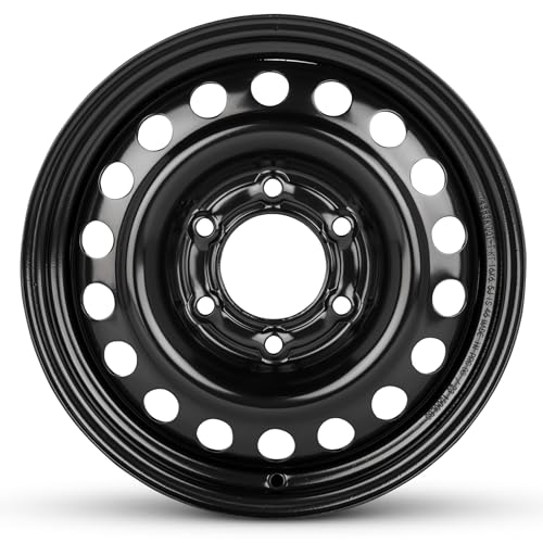 For 2006-2014 Kia Sedona 16 Inch Painted Black Rim - OE Direct Replacement - Road Ready Car Wheel