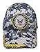 US Navy Emblem Blue ACU Digital Camo W/Blue Shadow Feather Embroidered Cap Hat