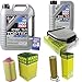 Produktbild QR-PARTS 69341969 Filter Set Inspektionspaket 6 Liter Motoröl Top Tec 4600 5W-30 MANN-FILTER Innenraumfilter Luftfilter Ölfilter