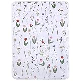 haakaa Waterproof Changing Pad Liners, 100% Cotton, Soft & Breathable (1pc, 19.5