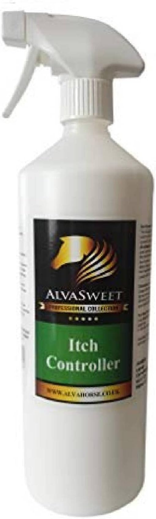 AlvaHorse AlvaSweet Itch Controller 1 Litre Spray - Life Saving Sweet Itch Product For All Breeds and Types of Horses - Detested by the Mosquito Midges and Horse Flies - Loved by Our Equine Friends