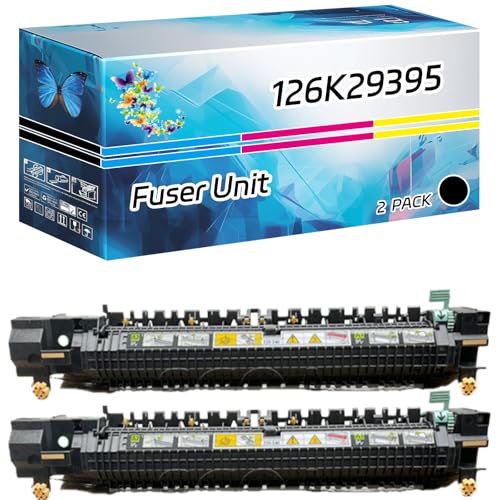 126K29395 (120V) Fuser Unit Compatible for Xerox WorkCentre 5325 5330 5335 Printers, High Yield 250000 Pages, with Chip High-Definition Printing (2-Pack Black)