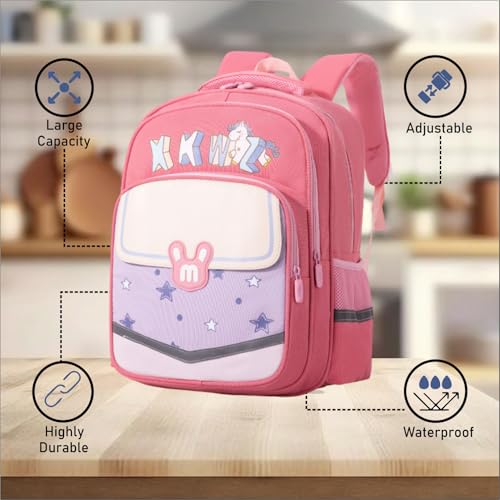Image of Tinytot 22 Litre 17-Inch Waterproof Large School Bag for Boys & Girls, Kids School Bag, School Backpack for Girls and Boys, for Kids, Ideal for Children