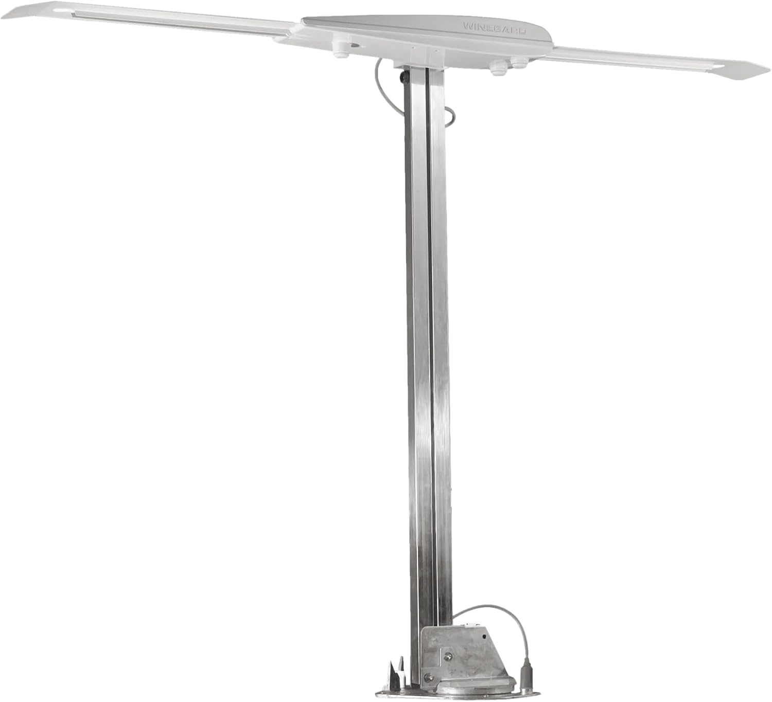 Winegard RV-3095 Sensar III Batwing Amplified RV TV Antenna (VHF/UHF, Digital, 4K Ready, 55 Mile Range), Light Gray
