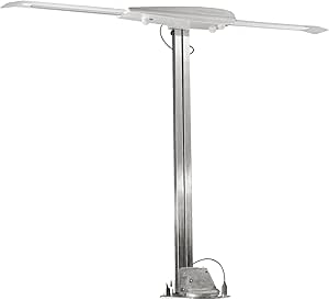 Winegard RV-3095 Sensar III Batwing Amplified RV TV Antenna (VHF/UHF, Digital, 4K Ready, 55 Mile Range), Light Gray