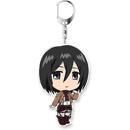 Amazon 進撃の巨人 ぷちこれ アクリルキーホルダー ミカサ アニメ 萌えグッズ 通販