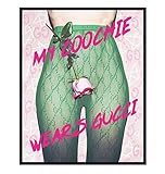 Glam High Fashion Design Wall Decor - Luxury Couture Art - Chic Modern Contemporary Home Decorations...