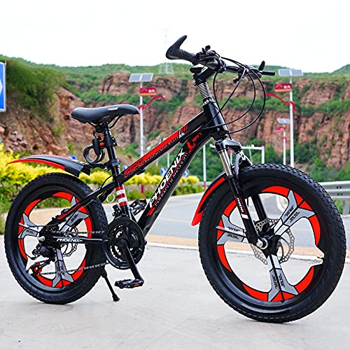 FUFU 18/20 Zoll Kinderfahrrad, Mountainbike, geeignet für Mädchen im Alter von 7-14, Kinderfahrrad mit Machtguard und vorderer Handbremse (Color : Blue, Size : 20in) – Bild 3