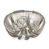 110 V lavastoviglie TERZANI soscik lampada da soffitto, in nichel lucido Ø72 cm