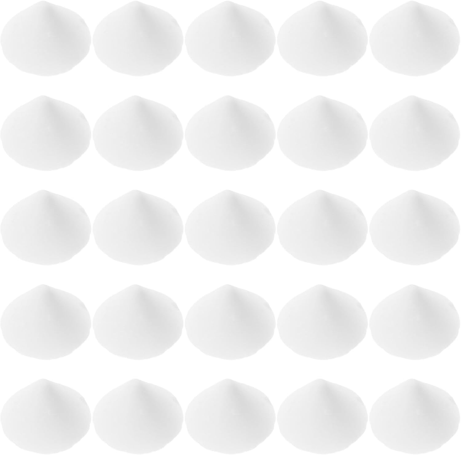 KALLORY 100pcs Alumina Pottery Kiln Nails Refractory Ceramic Support Studs High Temperature Resistant Reusable Kiln Furniture Tools for Ceramic Firing and Pottery Artists