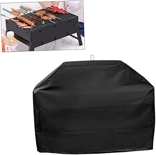 KONTONTY Cobrir Grelha De Viagem Tenda Queimador Ao Ar Livre Para Acampar Grelha De Pelotas Grandes Grelhadores A Gás Oxford Grelha Grelha Grelha A Carvão Forno Preto Xxl Anti-Uv