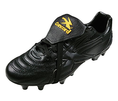 Authentic Concord Soccer Cleats Style S160XG Leather Black Firm Ground (US Footwear Size System, Adult, Men, Numeric, Medium, 8.5)