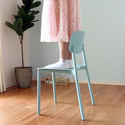 ノーブランド スタッキングカラーチェア レモンイエロー