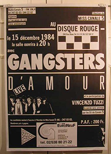 Affiche haut de gamme Gangster D'Amour poster 70x100cm impression d'art