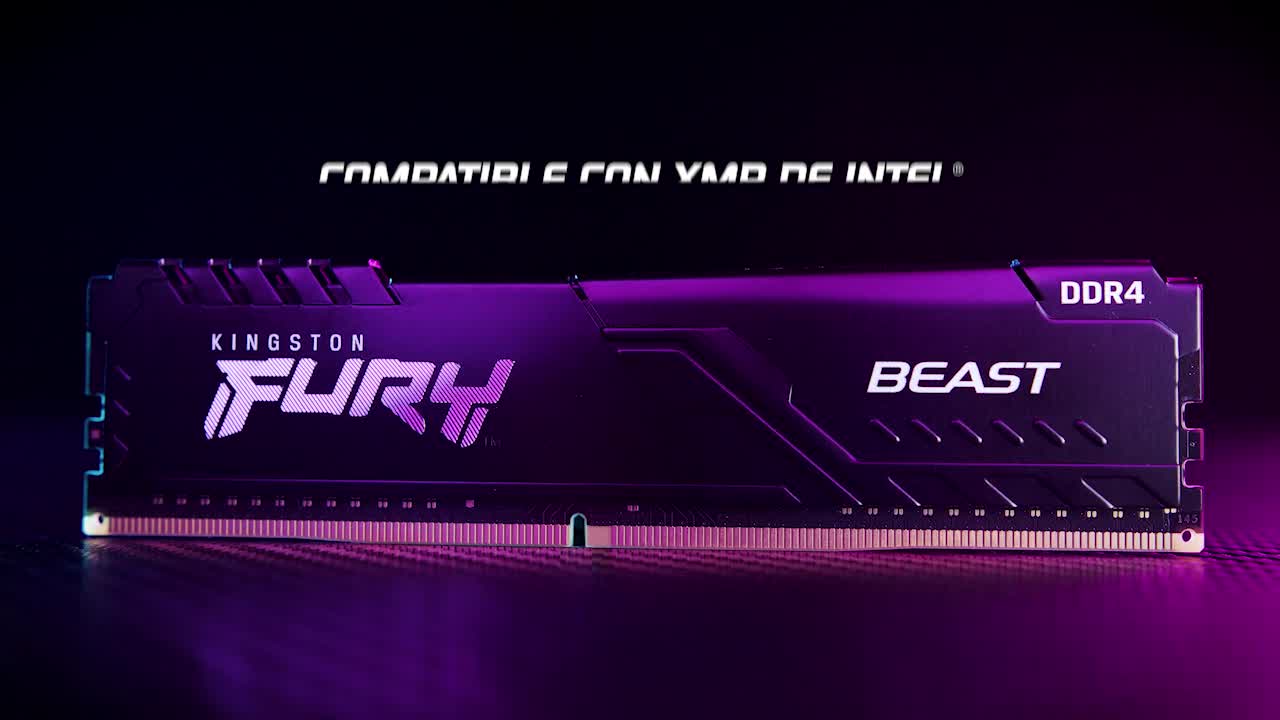 Kingston FURY Beast 8GB 3200MHz DDR4 CL16 Memoria para Ordenadores