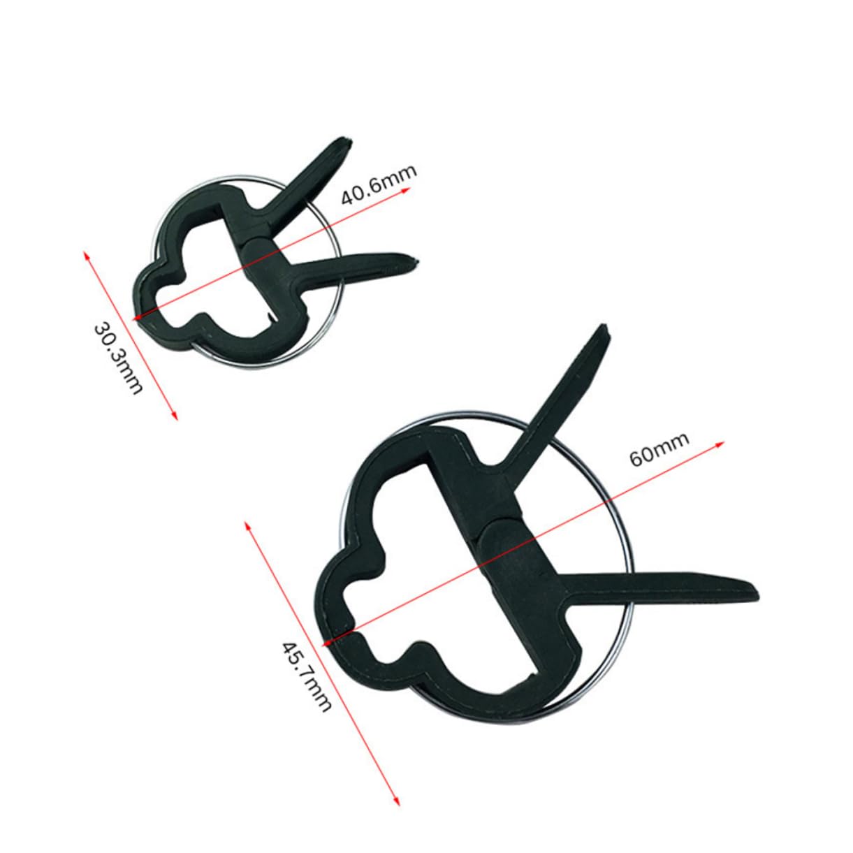 Clips de Jardin en PE Vert pour Plantes Grimpantes et Branches, 80 Pièces en 4 Paquet, Support Réglable pour Tiges et Vignes, pour Jardinage