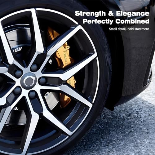 Lug Nut Covers (Wheel Bolt Caps) Complete Set - 20PCs + Removal Tool, Black - Replacement for Volvo XC40 XC60 XC70 XC90 S60 S80 S90 S40 V60 V50 V70 V90 - 5