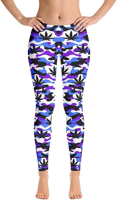 Skyvora Camo Leggings Womens Stretchy 