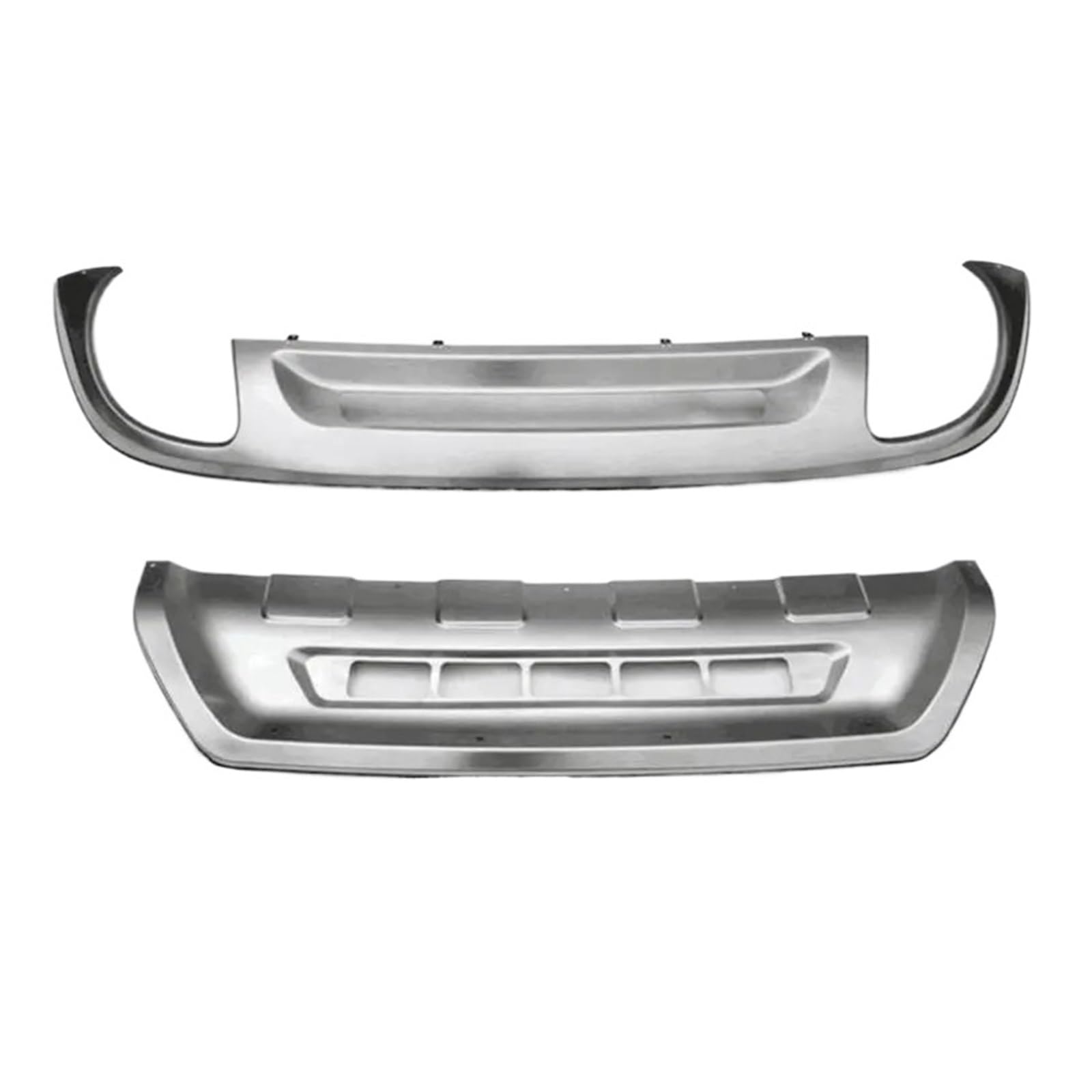 Projekt motoryzacyjny Metalowy przedni i tylny zderzak ze stali nierdzewnej Dolna pokrywa ochronna Akcesoria, kompatybilne z VW Touareg 2011-2015 YJF