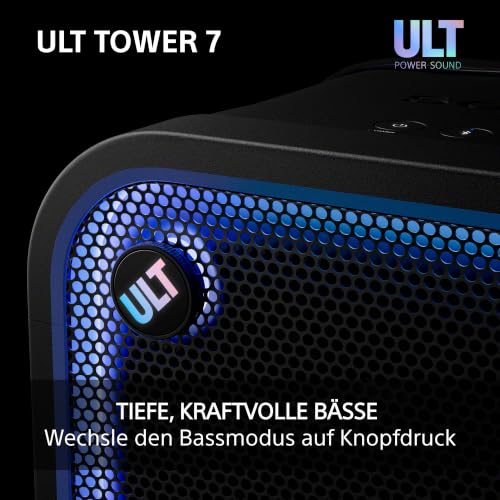 Sony ULT Tower 7 tragbarer kabelloser Bluetooth-Partylautsprecher