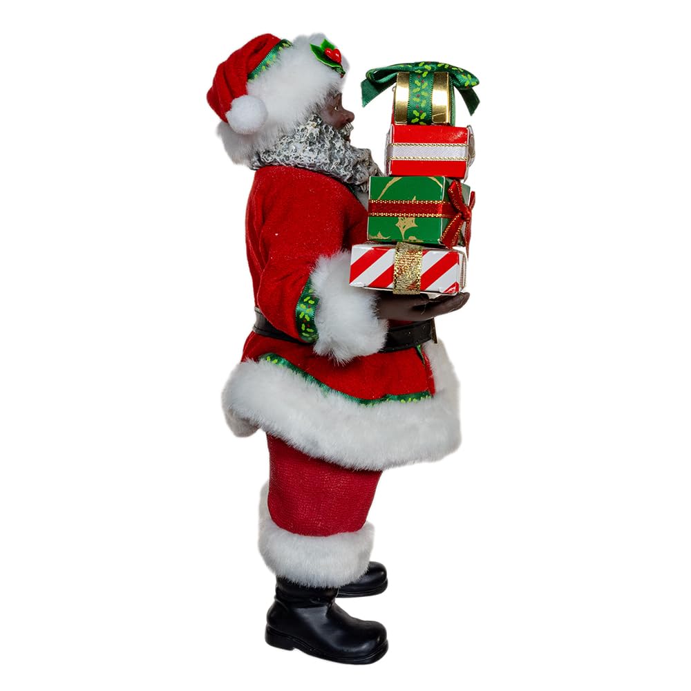 Amazon.com: Kurt Adler 10.5-inch Fabriché™ African American Santa