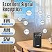 PRUNUS J-211 Portable Radio AM FM with USB C Charging and AA Battery Operated, Transistor Radio, Strong Reception& Clear Speaker, Headphone Jack, Back Clip, Lanyard, Small Radios Portable AM FM