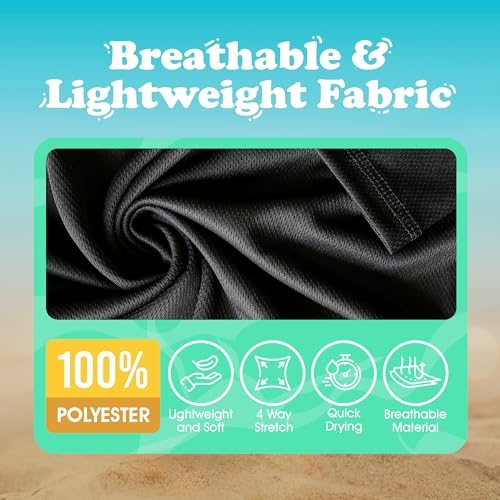 INGEAR Boys Rash Guard Long Sleeve Swim Shirt - Quick Dry UPF 50+, Kids Fishing Shirt, Dry fit Shirts for Boys Sizes XS-XL3