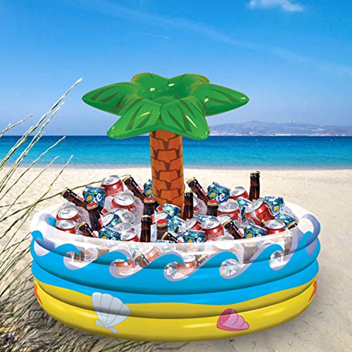 Inflatable Drinks Cooler (28.5in) - Palm Tree - Image 3